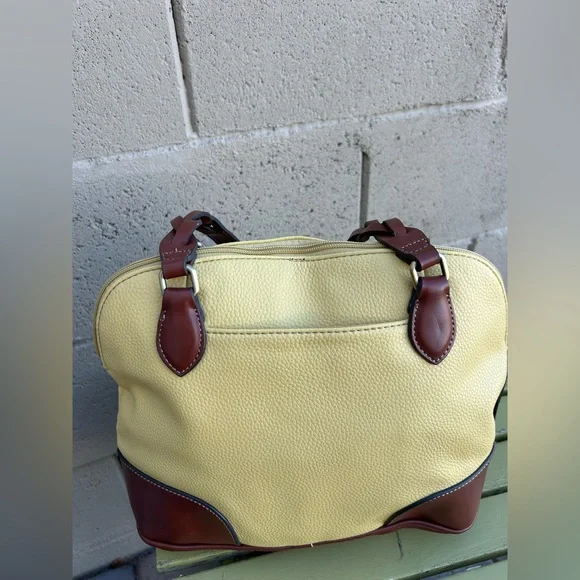 St. John’s Bay Yellow and Brown Women's Bag - Picture 13 of 14